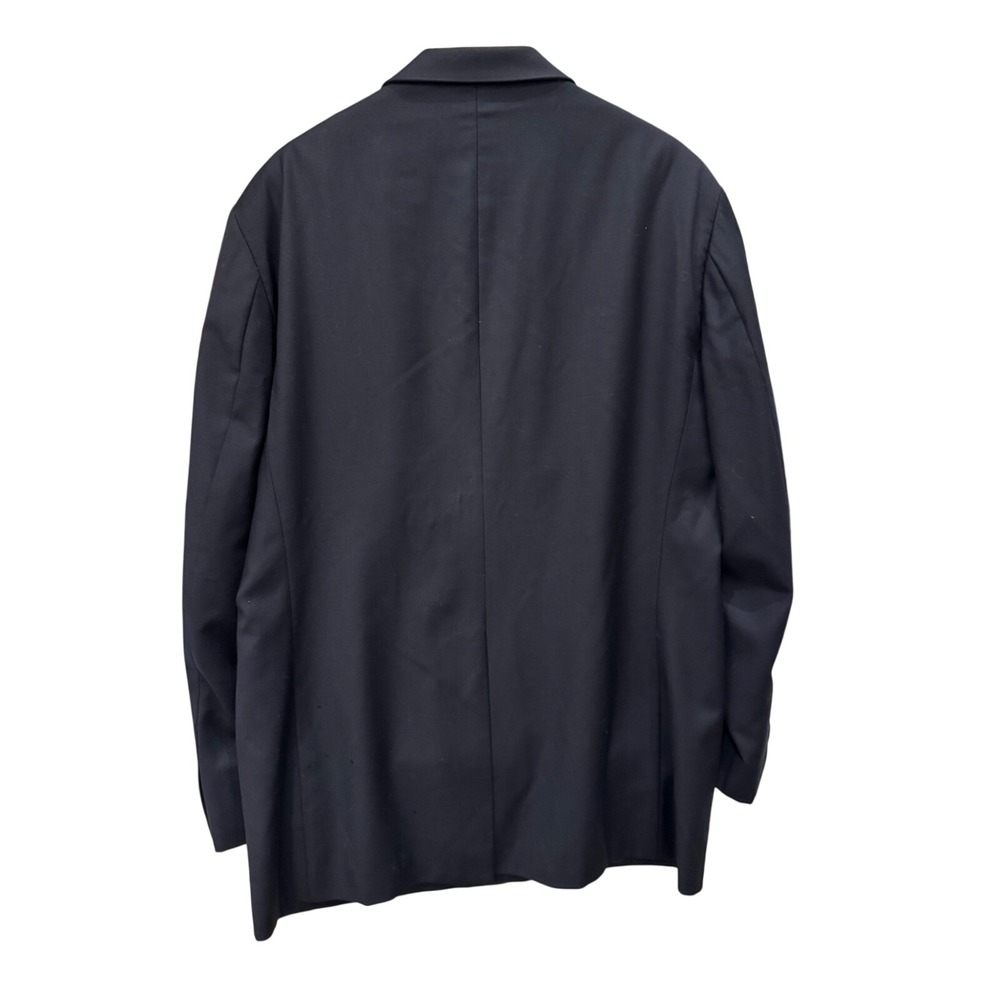Lauren Ralph Lauren Mens 48L Navy Blue 100% Wool 2-Button Blazer Gold Buttons - Picture 3 of 10